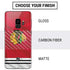 NHL Blackhawks Red Stripes Galaxy S9 Skin